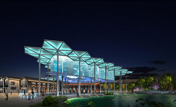 宁波江北未来城社区ETFE气枕膜结构项目